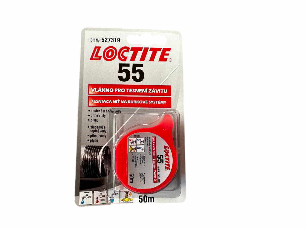 Teflonová niť Loctite 55 - 50m (5)